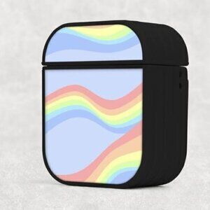 Rainbow Waves Airpod Case